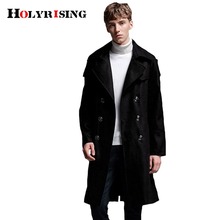 Holyrising Wool Coat Men 70%Wool Homme Overcoat Double-Breasted Man Coats and Jackets Casual Slim Topcoat 3Colours S-6XL 18553-5 2024 - buy cheap