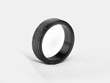 6 мм проверить шаблон чистый черный 316L титановая сталь матовые боковые кольца буддийские монастические кольца для пар 2024 - купить недорого