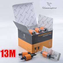 20PCS HUMMINGBIRD Disposable Tattoo Grip Tube Flat Magnum 13 Sterilized Grip Tube 13MT Supply 2024 - buy cheap