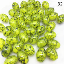 4 6 8 mm  Rugby Shaped Glass Beads Pattern Spacer Loose Jewelry Making Wholesale# TY32 2024 - buy cheap