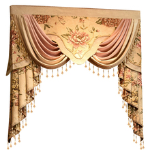 23 styles European and American luxury custom Valance for villa living room bedroom French window hotel kitchen bedroom 2024 - buy cheap