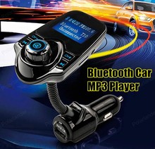 Kit automotivo com bluetooth, mp3, transmissor fm, sem fio, suporte usb, cartão sd, tf, display lcd, carregador para carro 2024 - compre barato