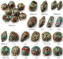 Mix Wholesale 100PCS Nepal Handmade Beads Many Designs 2024 - buy cheap