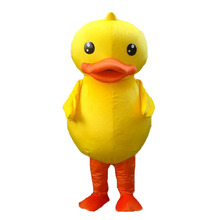 High Guality Of The Yellow Duck Mascot Costume Adult Free Shipping 2024 - buy cheap