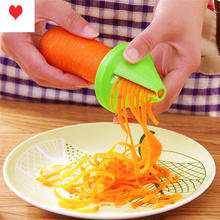 Модель кухонной воронки спиральная овощерезка Shred морковный резак для редиски кухонные аксессуары гаджеты измельченная посуда @ C 2024 - купить недорого