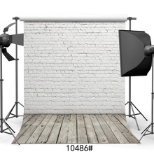 Фотофон для детской фотостудии для новорожденных кирпичная стена деревянный виниловый Фотофон для фотосъемки 2024 - купить недорого