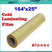 Película de laminación brillante UV para laminador en frío, 25 pulgadas, x164 '(0,63x50M) 2024 - compra barato