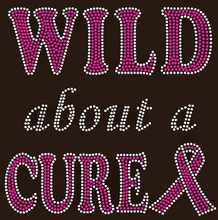 Envío Gratis wild about a cure ribbon Transfer Iron on very nice image 2024 - compra barato