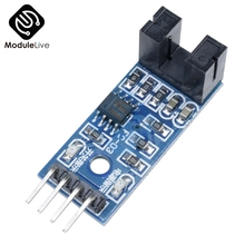 Módulo de Sensor de velocidad de optoacoplador IR tipo ranura 5 uds. LM393 para acoplador de ranura Arduino, Sensor de 3,3 V-5V, relé de conexión, módulo de reparación 2024 - compra barato