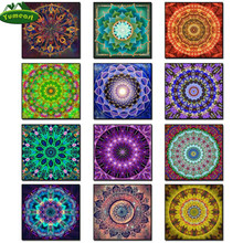 YUMEART-universo meditación serie de Mandala artesanal, mosaico de diamantes 5D artesanal, artesanías de pintura de diamante cuadrado, bordado de diamantes 2024 - compra barato