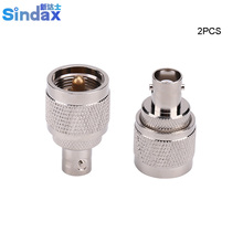 Sindax UHF PL259 UHF Male to BNC Female Connectors UHF PL-259 plug to BNC Female Jack RF Coaxial Adapter Connector 2PCS 2024 - buy cheap
