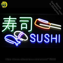 Sinais de sushi japoneses, tubo de vidro genuíno para barras e sushi, luzes de neon para recreação, placa lógica de anúncios 2024 - compre barato