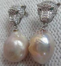 South Sea baroque pearl Dangle earrings 925  2024 - купить недорого