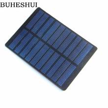 Поликристаллическая солнечная панель для домашних животных BUHESHUI, 1,3 Вт, 5 В, модуль для самостоятельной сборки, солнечная батарея, зарядное устройство для 3,7 в, 110*80*2 мм, 50 шт., оптовая продажа 2024 - купить недорого