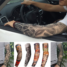 Mangas de tatuagem unissex, meias de braço e manga uv, para corrida, ciclismo, basquete, esportes, kit de braços 2024 - compre barato