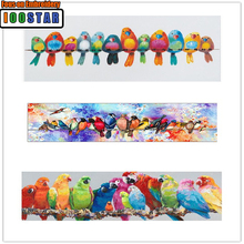 Mosaico de pájaros de colores 5D, bordado artesanal, pintura de diamantes de imitación, loro, Kits de punto de cruz 3D, pegatinas de animales, decorcor9 2024 - compra barato