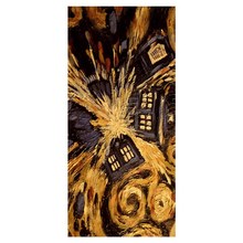 Toalla de microfibra de bambú para uso en baño, playa, gimnasio y Camping, toalla con estampado Solf DE TRABAJO Doctor Who y Vincent Van Gogh, 35x70cm 2024 - compra barato