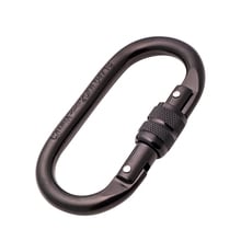 Heavy Duty Outdoor Rock Climbing Oval Shaped 25KN Screw Locking Carabiner Climbing Exploring Rappelling Camping Accessories 2024 - buy cheap