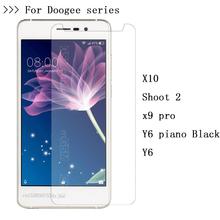 Doogee X10 Shoot 2 x9 pro Y6 piano Black Tempered Glass 9H 2.5D Premium Protective LCD Screen Protector Film Phone Case Glass 2024 - buy cheap