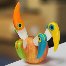Mini Bird Ceramic Knife Pocket Folding Bird Knife Fruit Paring Knife Ceramic With Colourful ABS Handle Kitchen Tools Gadget 2024 - buy cheap