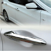 LB ACCESSORIES FIT FOR 2011 2012 2013 2014 2015 HYUNDAI ELANTRA CHROME SIDE DOOR HANDLE BAR COVER CATCH TRIM MOLDING CAP MOULDIN 2024 - buy cheap