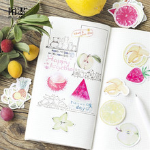 45pcs/pack Delicious fruit Travel Diary Planner Decorative Stickers Adhesive Stickers Scrapbooking Craft Stationery Stickers 2023 - buy cheap
