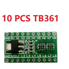 10 шт. TB361 8CH IIC I2C преобразователь логического уровня двунаправленный Модуль и DC-DC 5V до 3,3 V Setp-dowm Buck AMS1117 плата для Arduino 2024 - купить недорого