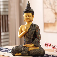 Southeast Asian style Zen Buddha Sakyamuni porch ornaments Home Furnishing furnishings like the living room decoration crafts 2024 - buy cheap