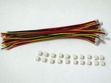 Mini conector jst com fios de cabos, conector micro zh 1.5 3 pinos com 40 conjuntos, venda imperdível 2024 - compre barato