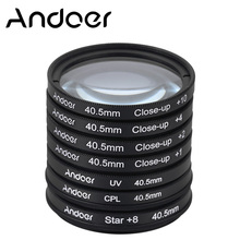 Andoer 40.5mm UV+CPL+Star8+Close-up (+1 +2 +4 +10) Photography Filter Set Kit for Canon Nikon Sony DSLR Camera Lens 2024 - buy cheap