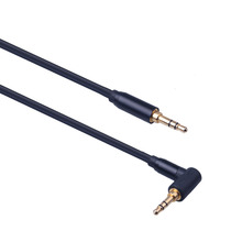 Elistoop-Cable auxiliar de Audio de 3,5mm, conector macho a macho, ultrafino, de 90 grados de ángulo recto, para auriculares de coche y MP3 2024 - compra barato