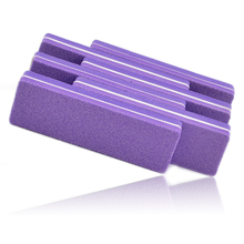 10Pcs/lot Nail File 100/180 Purple Sponge Nail Buffer Sanding Block Professional Manicure Pedicure Nails Tools for Salon or DIY 2024 - buy cheap