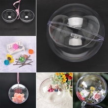 5pcs 5cm Ball Transparent Plastic Christmas Baubles Fillable Christmas Tree Decorations  For Home Decor 2024 - buy cheap