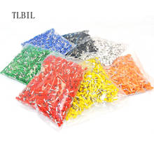 1000pcs Real Terminales E1508 Insulated Cable Cord End Bootlace Ferrule Terminals Tubular Wire Connector 2024 - buy cheap