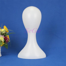 Free Shipping! Wholesale Mannequin Female Head Plastic Female Head Manikin Hot Sale 2024 - buy cheap