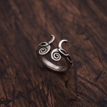 Viking Engagement Ring Ancient Spirals Curl Around The Finger Odin Rings Jewelry 15pcs/lots 2024 - buy cheap