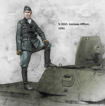 1/35 Scale Resin Figures Model German soldiers inspect T-34 1 figure GK158 Unassembled unpainted 2024 - buy cheap