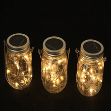 Led Solar Mason Jar Fairy String Light for Garden Yard Landscape Decor Solar LED Party Atmosphere Lights Garden 2024 - buy cheap