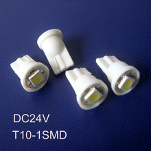 High quality 24V T10 led dashboard warning indicator,T10 w5w 194 168 24v LED indicating lamp free shipping 100pcs/lot 2023 - buy cheap