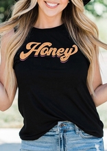 2019 Fashion Women Tank Tops Honey Letter Print O-Neck Black Casual Tank Female Summer Sleeveless Funny Tops Ladies Tops Tee 2024 - buy cheap