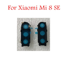 Для задней камеры Xiaomi Mi 8 SE стеклянный объектив с рамкой основная задняя камера Объектив с рамкой для Xiaomi Mi 8 SE запасные части для ремонта 2024 - купить недорого