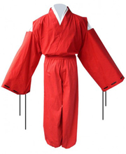 Brdwn Inuyasha Womens Kikyo Fire Rat Cho Cosplay Costume Dress Kimono (top+pants+belt+ribbon) 2024 - buy cheap