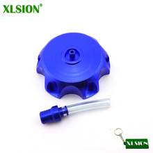 Xlsion-tampa para tanque de combustível, gasolina, cnc, azul, para 125cc, 140cc, 150cc, coolster, ssr, pit, dirt bike, motocross 2024 - compre barato