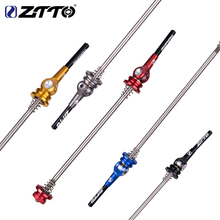 1 Pair Bicycle QR Ti Skewers 9mm 5mm Wheel 100 135Hub Quick Release Skewers Axle Ultralight Lightweight for MTB Road Bike ZTTO 2024 - buy cheap