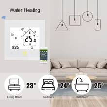 Termostato Wifi programable para calefacción de agua, pantalla LCD, controlador de temperatura inteligente WIFI, funciona con Alexa 2024 - compra barato