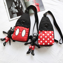 Disney Mickey Minnie Children mini bag boy girl cartoon doll bag shoulder bag messenger Travel storage Chest bag 2024 - buy cheap