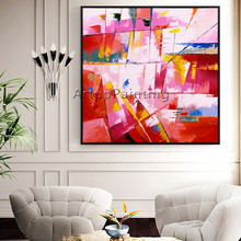 Hand painted canvas oil paintings Cheap large modern abstract oil painting wall decor Art pictures for bedroom3 2024 - buy cheap