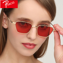 Psacss Modis Vintage Square Sunglasses Women Men Small Frame Sun Glasses Multicolor Brand Designer Sunglass Female Mlae Shades 2024 - buy cheap