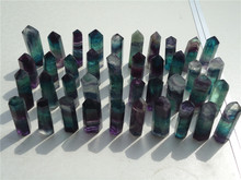 15pcs 560g Natural blue Fluorite Quartz Crystal Point Healing 2024 - buy cheap