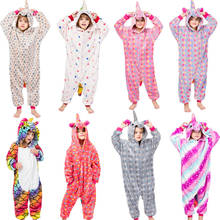 Children Pajamas Kids Winter Long Sleeve Sleepwear Boys Onesies Girls Cartoon Pajama Sets Unicorn Pegasus Animal Pyjama 2024 - buy cheap